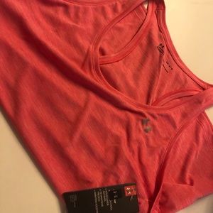 NWT Under Armour Pink Racer Back Tank